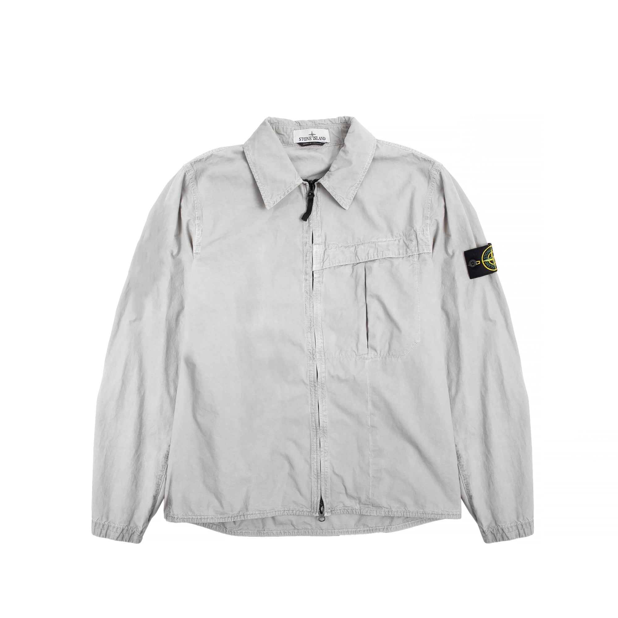 Stone Island Mens Zip Overshirt – Extra Butter