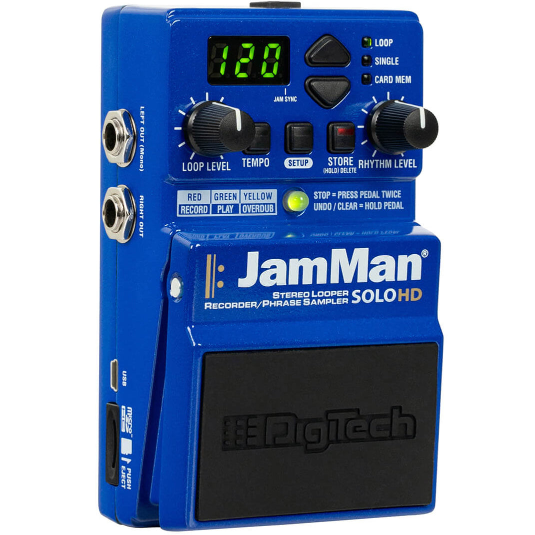 Digitech JAMMAN-SOLO-HD JamMan Solo HD Stereo Looper – Easy Music