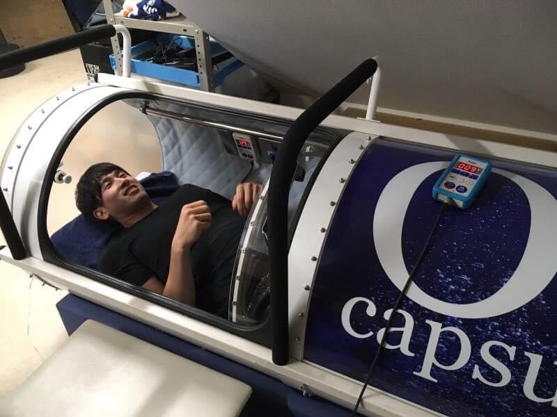 アスフレマーケット 】選手も愛用！酸素カプセルの販売を開始