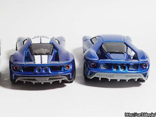 フォードGTのトミカ版とホットウィール版を比較してみました