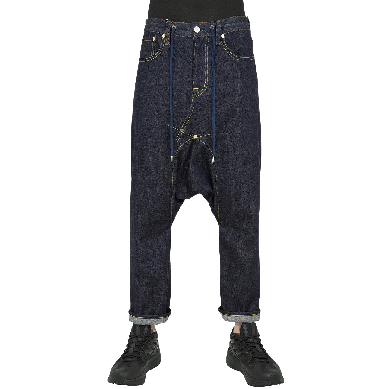 SARROUEL DENIM PANTS INDIGO - FUMITO GANRYU(フミト ガンリュウ
