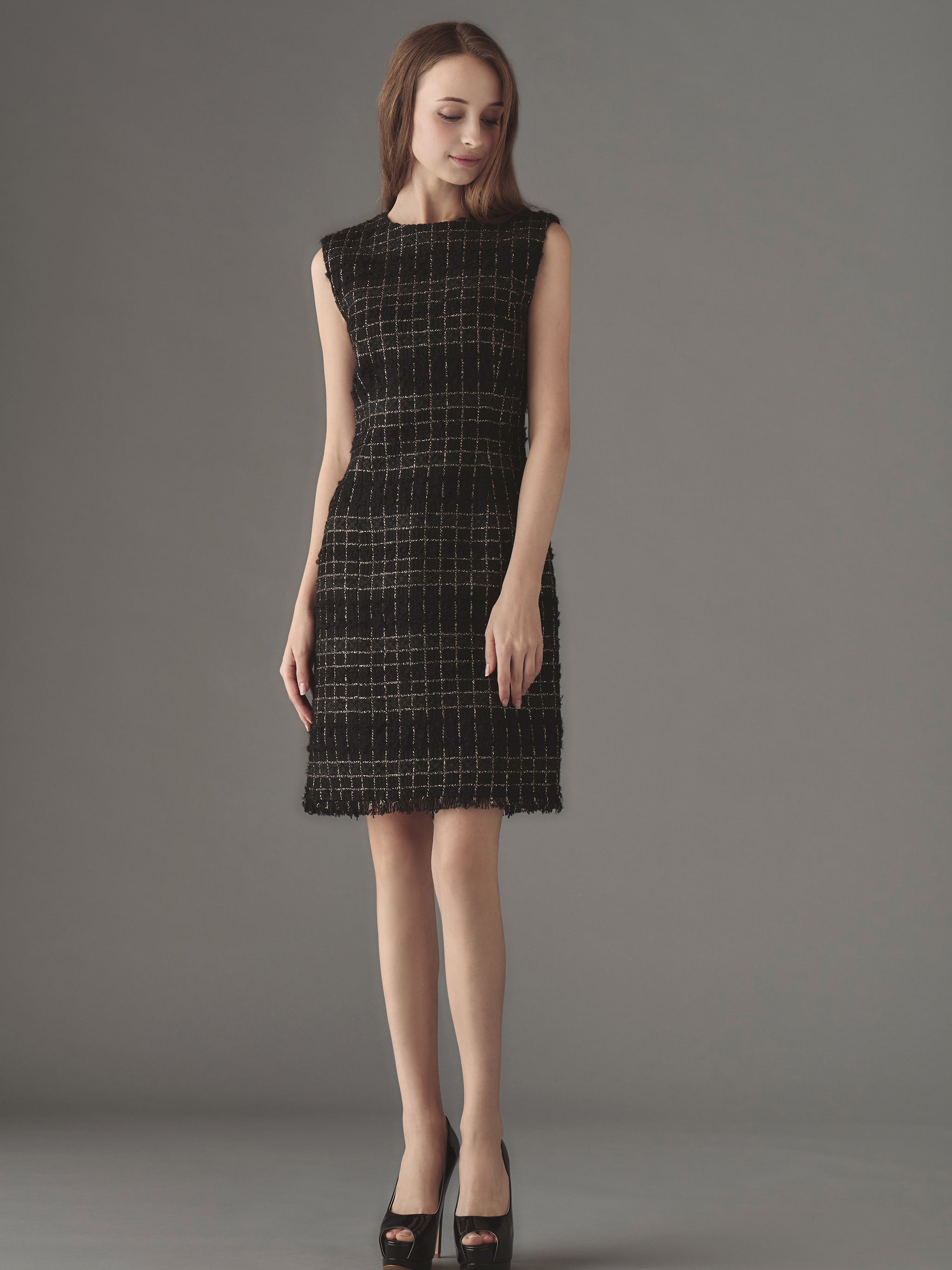 MALHIA KENT tweed one-piece | EmiriaWiz公式オンラインストア