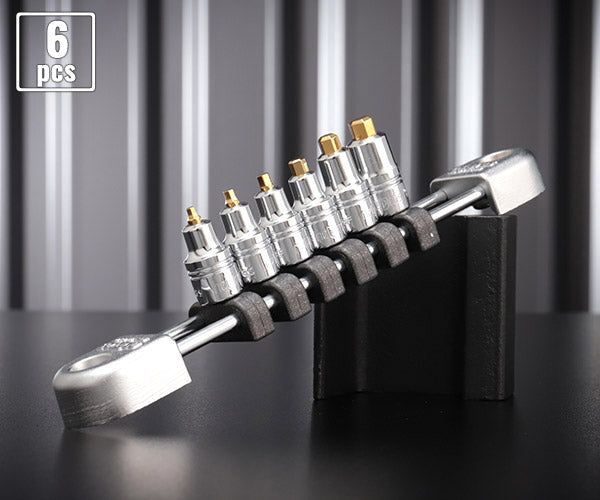 NEPROS NTBT2SS06A 6.3sq. スタッビヘキサゴンビットソケットセット 6