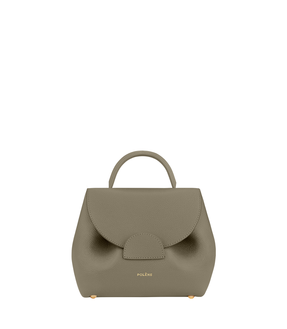 Polène | Bag - Numéro Un Nano - Textured Olive