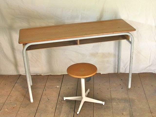 フランスの学校の長机 - フランス・アンティーク & ヴィンテージ