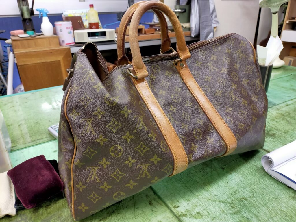 修理】Louis Vuitton（ルイ・ヴィトン）ボストンバッグ – 富士鞄工房