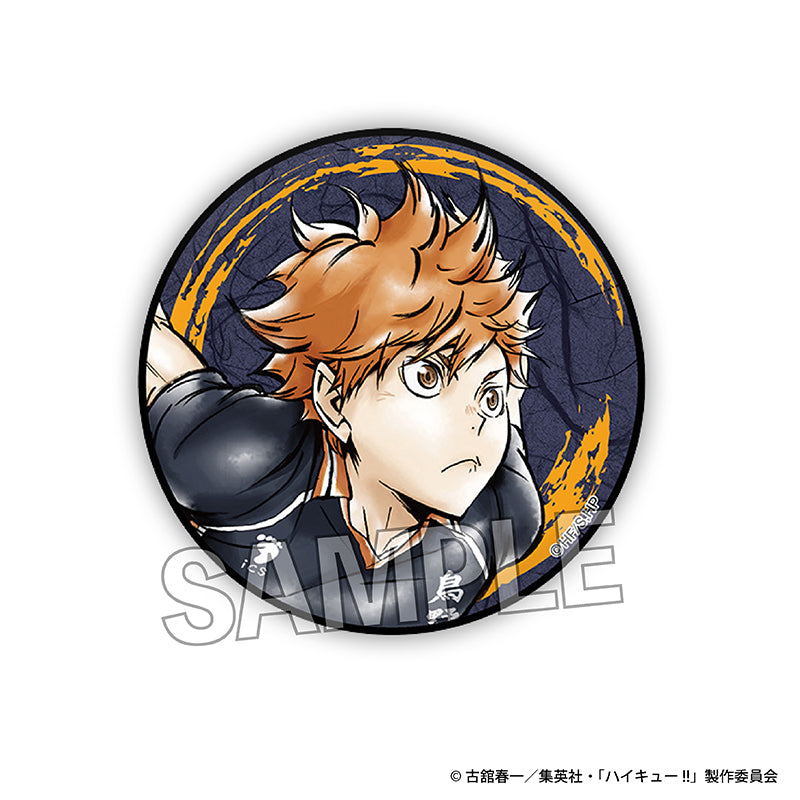 ハイキュー!! 縁日 和紙風缶バッジ 日向翔陽 80点 ハイキュー!! 縁日