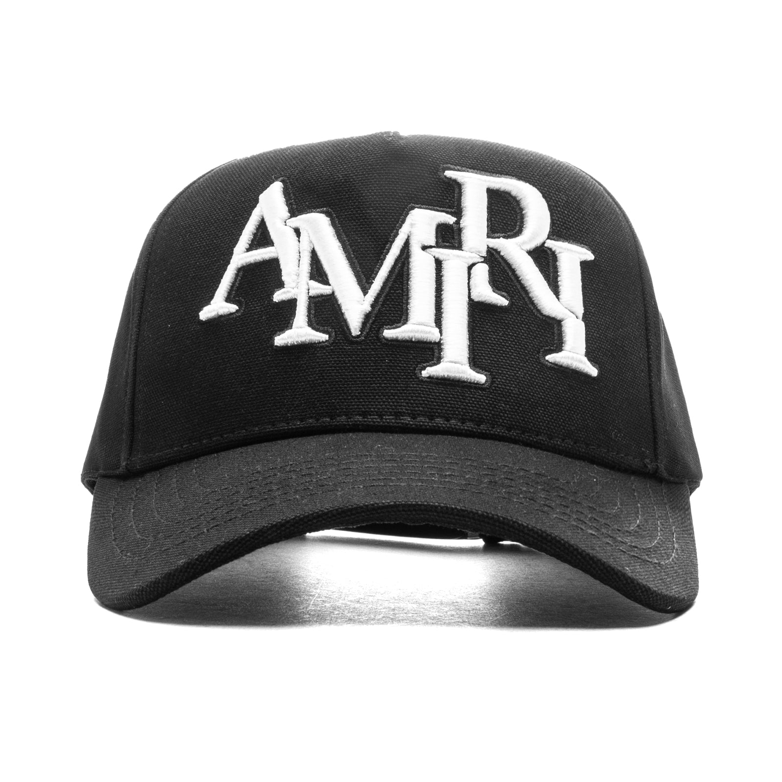Staggered Amiri Canvas Hat - Black/White – Feature