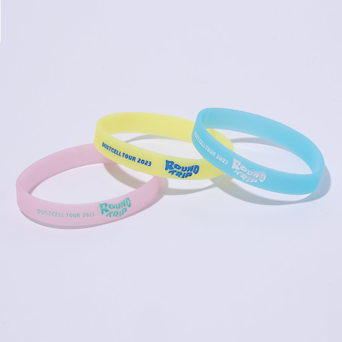 DUSTCELL】蓄光ラバーバンド 3色セット／TOUR「ROUND TRIP」 – FINDME