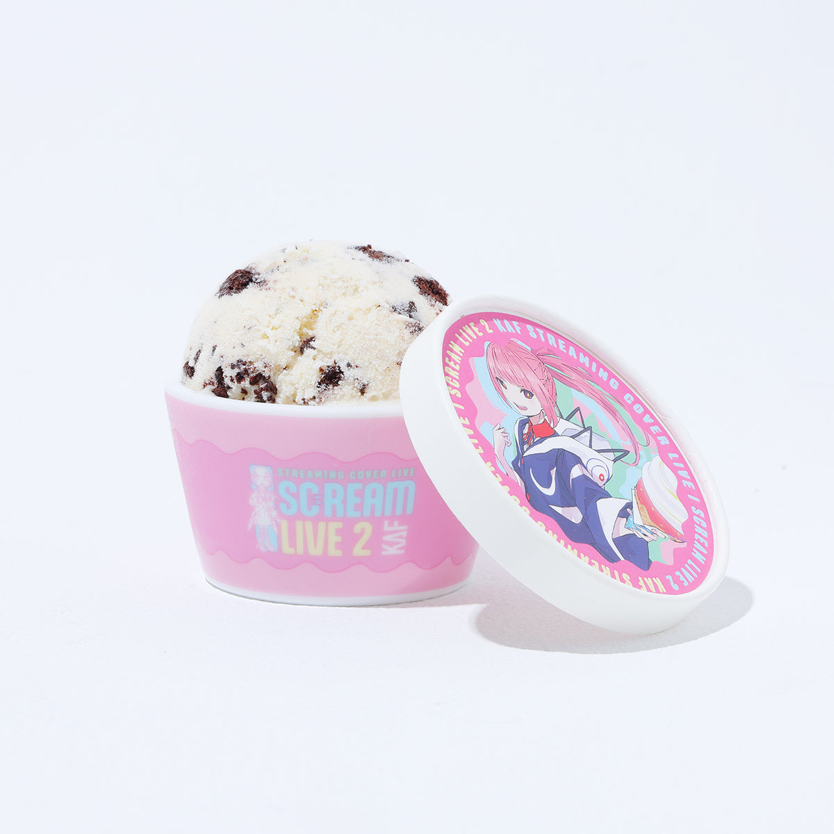 花譜】オリジナル紙カップ風磁器アイスクリームカップ／KAF STREAMING