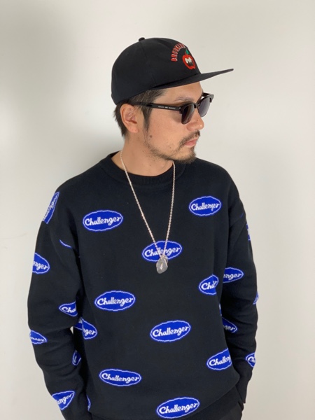 CHALLENGER 】LOGO RULED SWEATER スタイルコーディネート | Fixer News