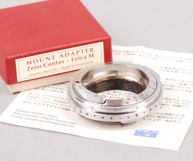 Amedeo Contax RF to Leica M Adapter – FLASHBACK CAMERA