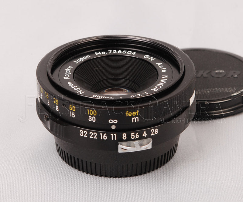 GN Auto Nikkor 45mm f2.8 (F) – FLASHBACK CAMERA