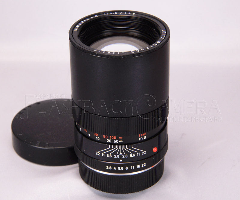 Elmarit-R 135mm f2.8 (3 cam) Red Scale – FLASHBACK CAMERA