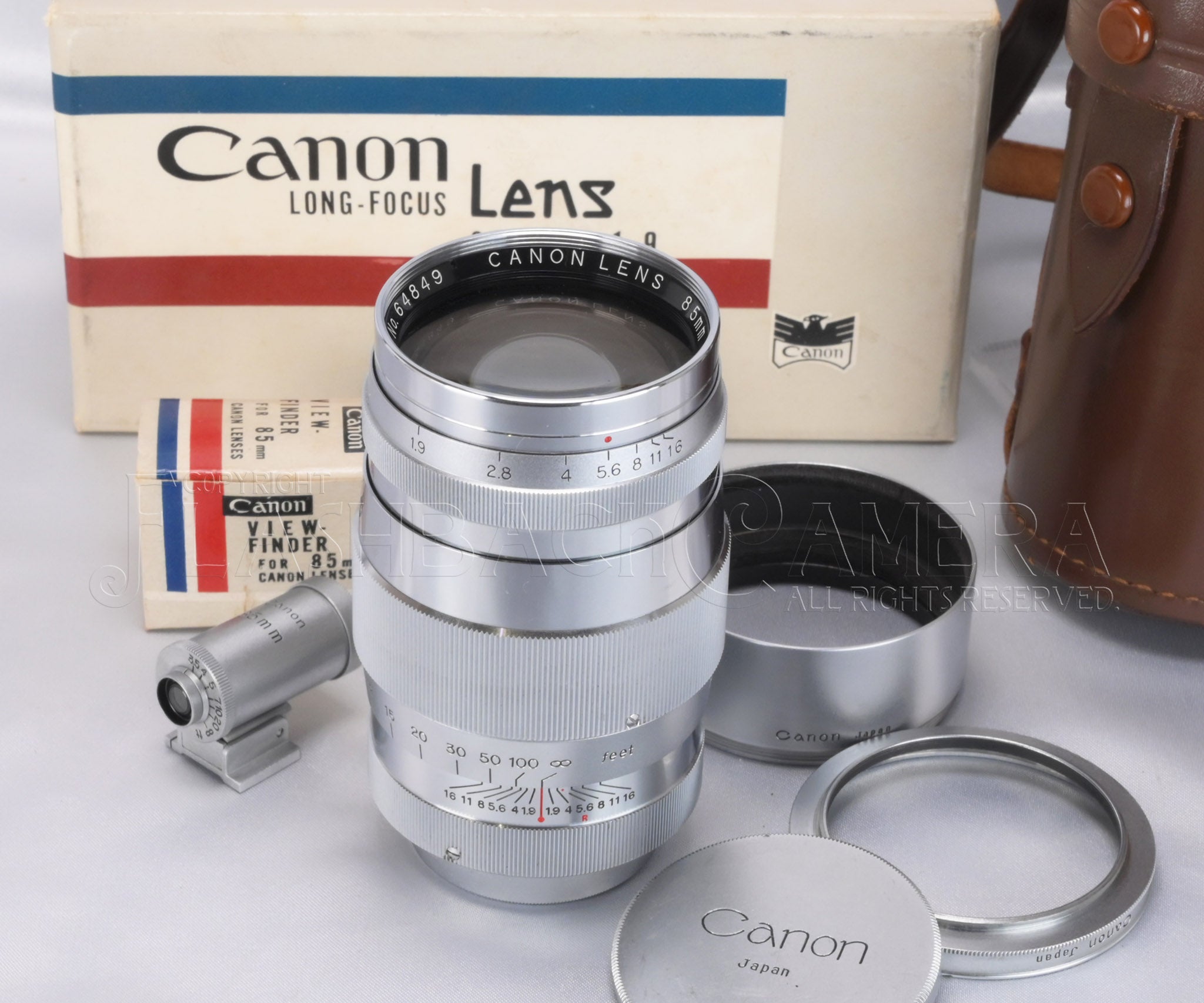 Canon 85mm f1.9 (L) – FLASHBACK CAMERA