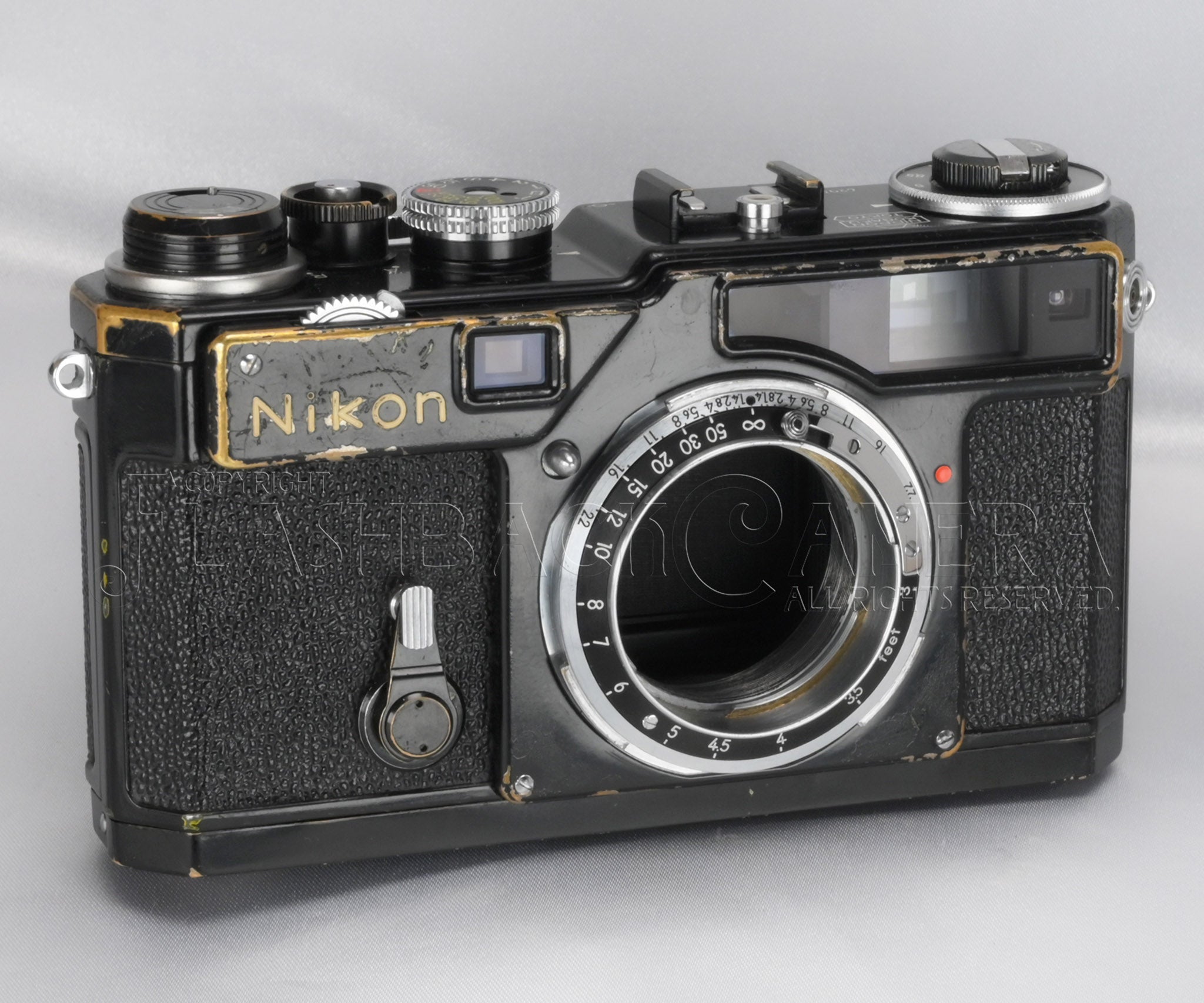 Nikon SP 布幕モデル 後塗りピアノブラック Nikon SP 布幕モデル 後