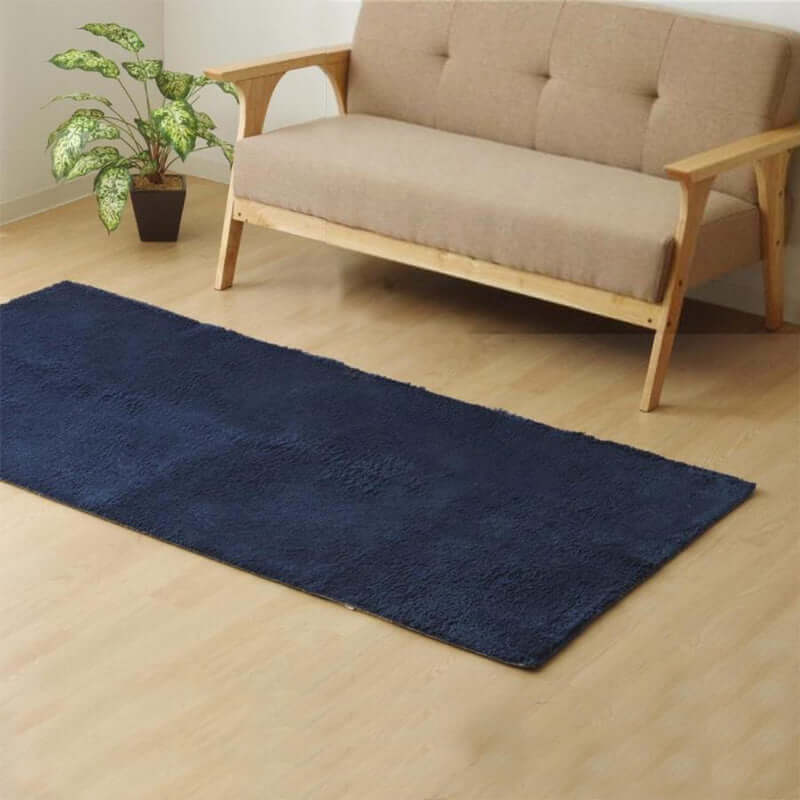 ラグ 90×185cm 洗える 小さめ シャギー ホットカーペット対応 - flatoo