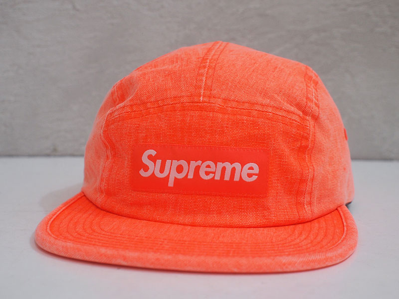Supreme 'Washed Canvas Camp Cap'キャンプキャップ ウォッシュド