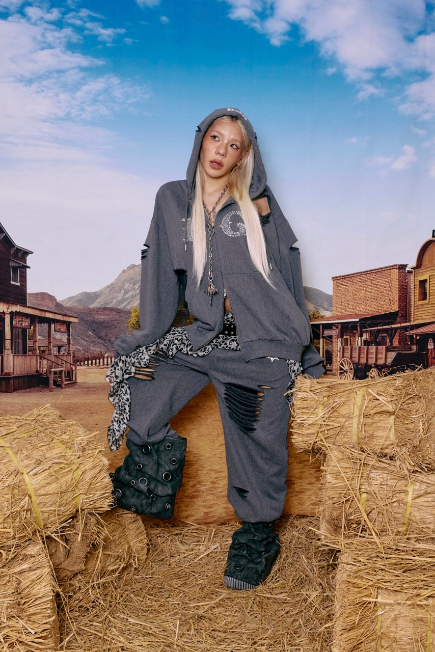 FADE DAMAGE SWEAT PANTS