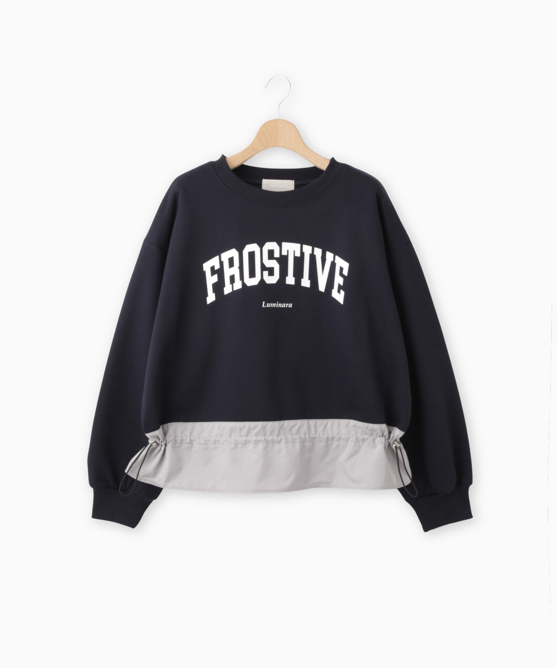 裾ドロストロゴスウェット – FACE SANS FARD