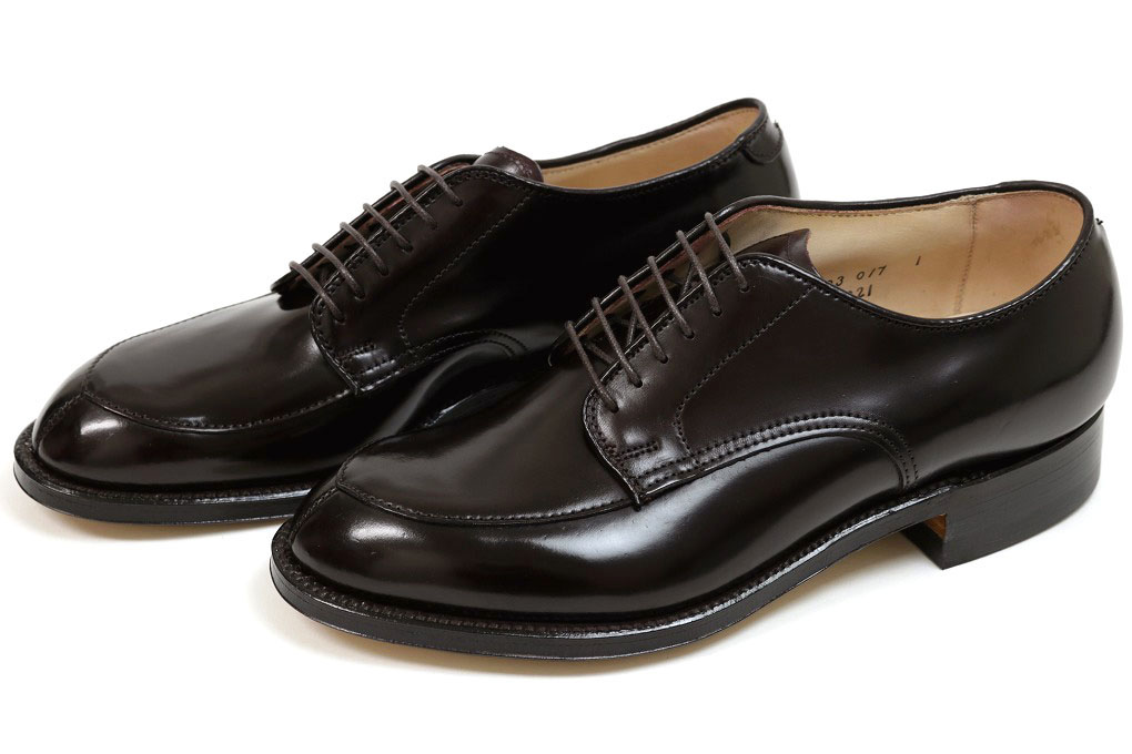 オールデン Vチップ コードバン ダークバーガンディ （ALDEN 54321