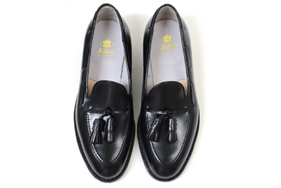 オールデン タッセルモカシン（タッセルローファー） カーフ ブラック