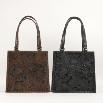 Cutwork tote BAG カットワークトートバッグ バッグカービングトライブ