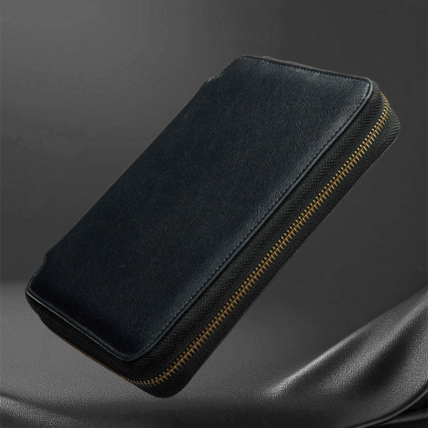 XCOA《エクスコア》スタンドブック ペンケース［ジェットブラック