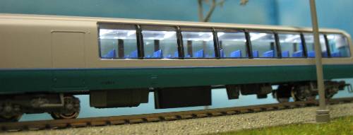 見本画像／KATO製 251系「スーパービュー踊り子」(SVO) 室内灯 LED化 加工