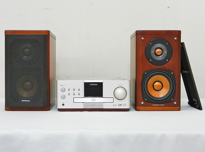 東京都三鷹市でVictor JVC【EX-A5】DVDコンポ ウッドコーン コンパクト