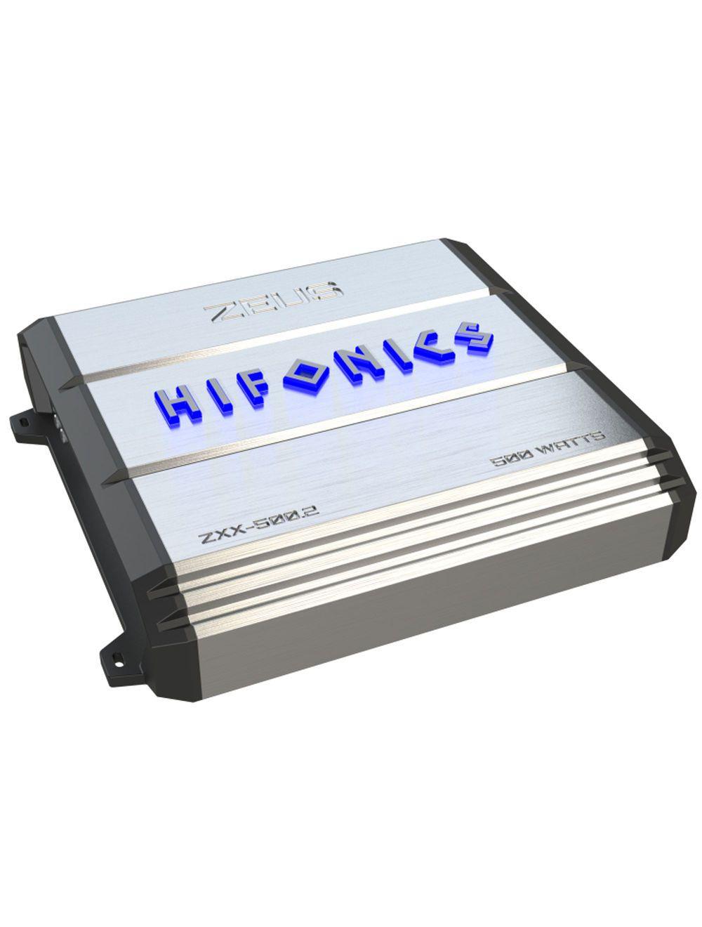 Hifonics ZXX-500.2 500W Peak Zeus Series Class-A/B 2-Channel 2-Ohm