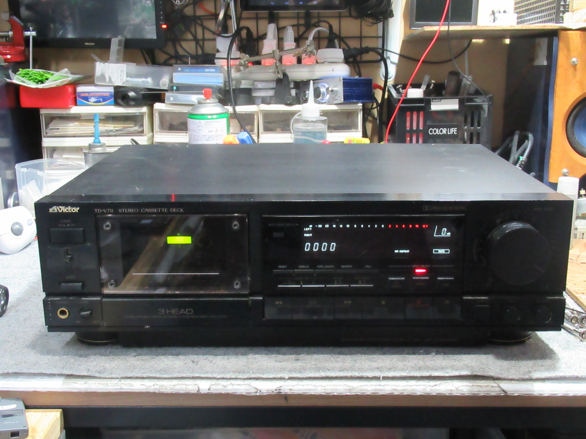 Victor TD-V711 テープの巻き込み – Audiolife － Enjoy your audio life!!