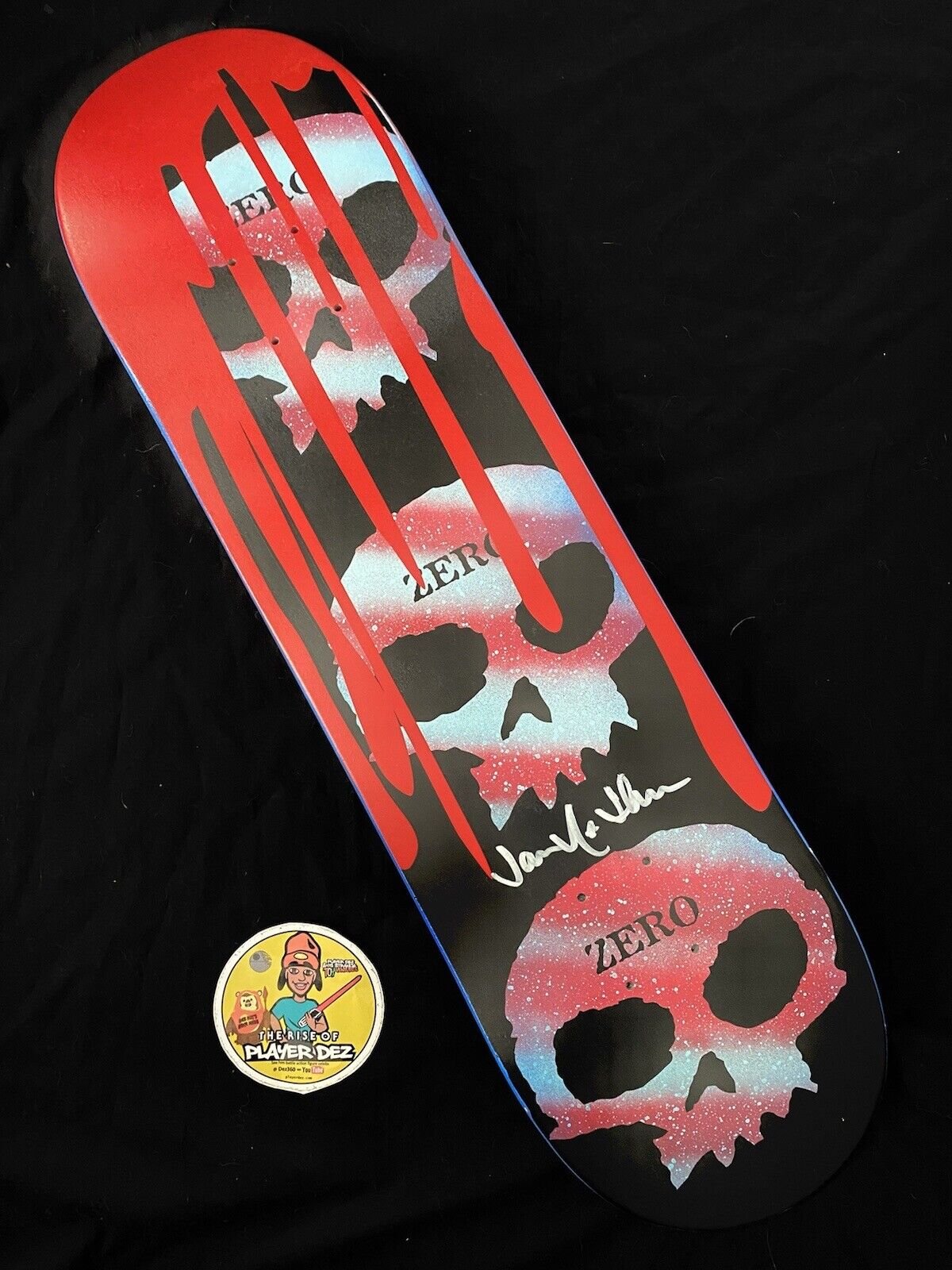 Signed Jamie Thomas Double Zero Autographed Skateboard Deck Legacy