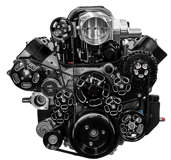 Wegner Accessory Drive - LS (2.9L Whipple, Corvette Offset) - Pro
