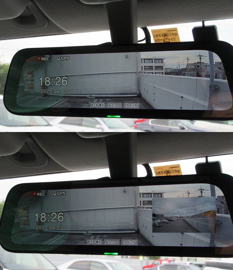 エブリィにデジタルインナーミラー セルスターDM10取付