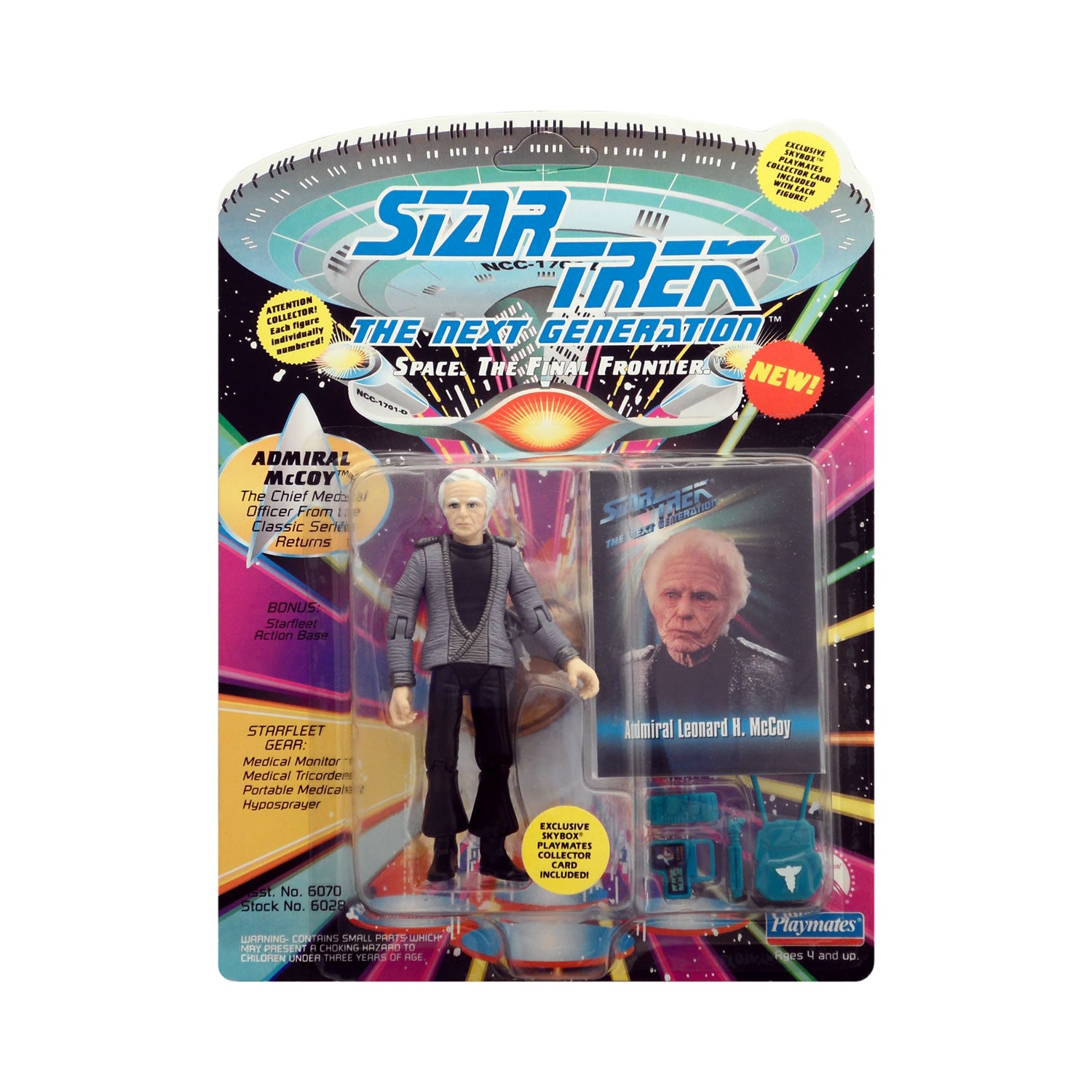 Star Trek: The Next Generation Admiral McCoy 4.5-Inch Action