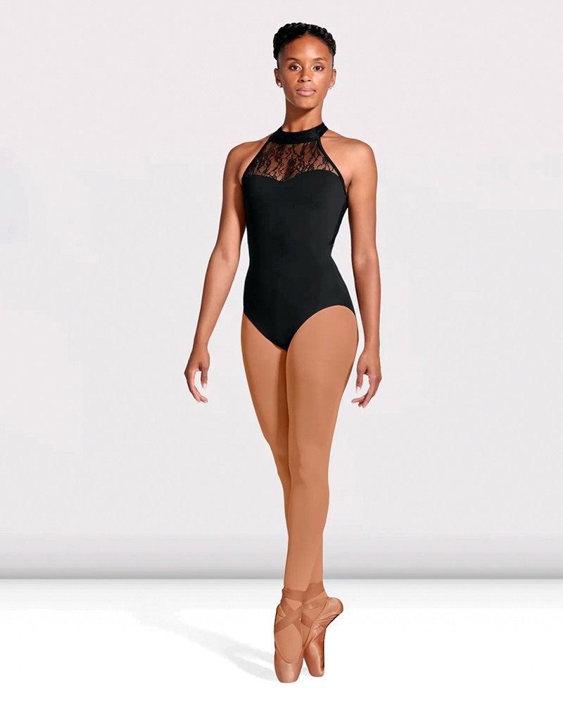 Neckholder Tanztrikots BLOCH | Lace Body Halter Leo L6040 | Aita Dance