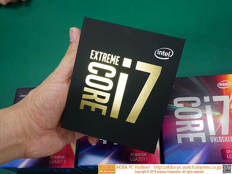 最上位Core i7は実売20万円超え、Intelの最新CPU「Broadwell-E」が発売