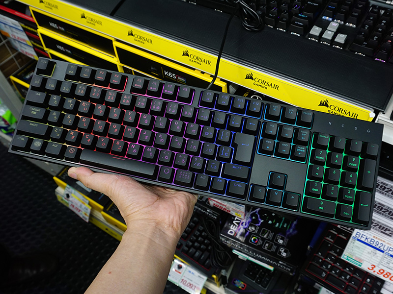 実売6千円以下！RGBバックライト付きキーボード「MASTERKEYS LITE L