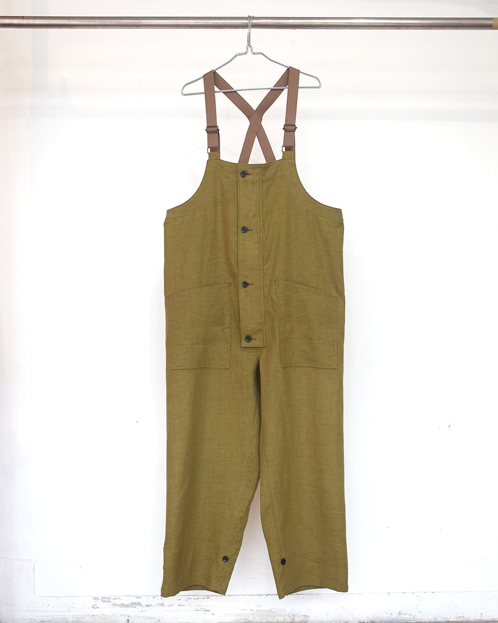 LINENSUEDE DECK PANTS(GREEN) – ANCELLM