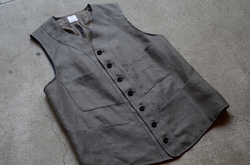SAGAN VEST / LINEN COLLECTION | ANATOMICA SAPPORO アナトミカ札幌