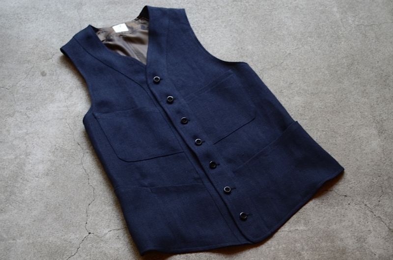SAGAN VEST / LINEN COLLECTION | ANATOMICA SAPPORO アナトミカ札幌