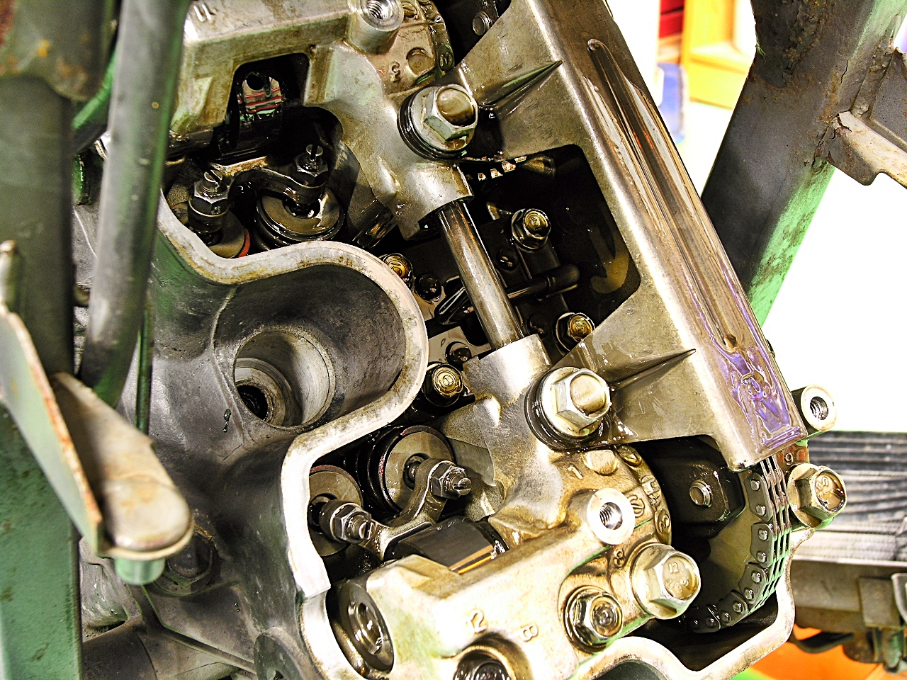 VTZ250、タペット調整【松伏、野田、春日部、バイクのカスタム、修理