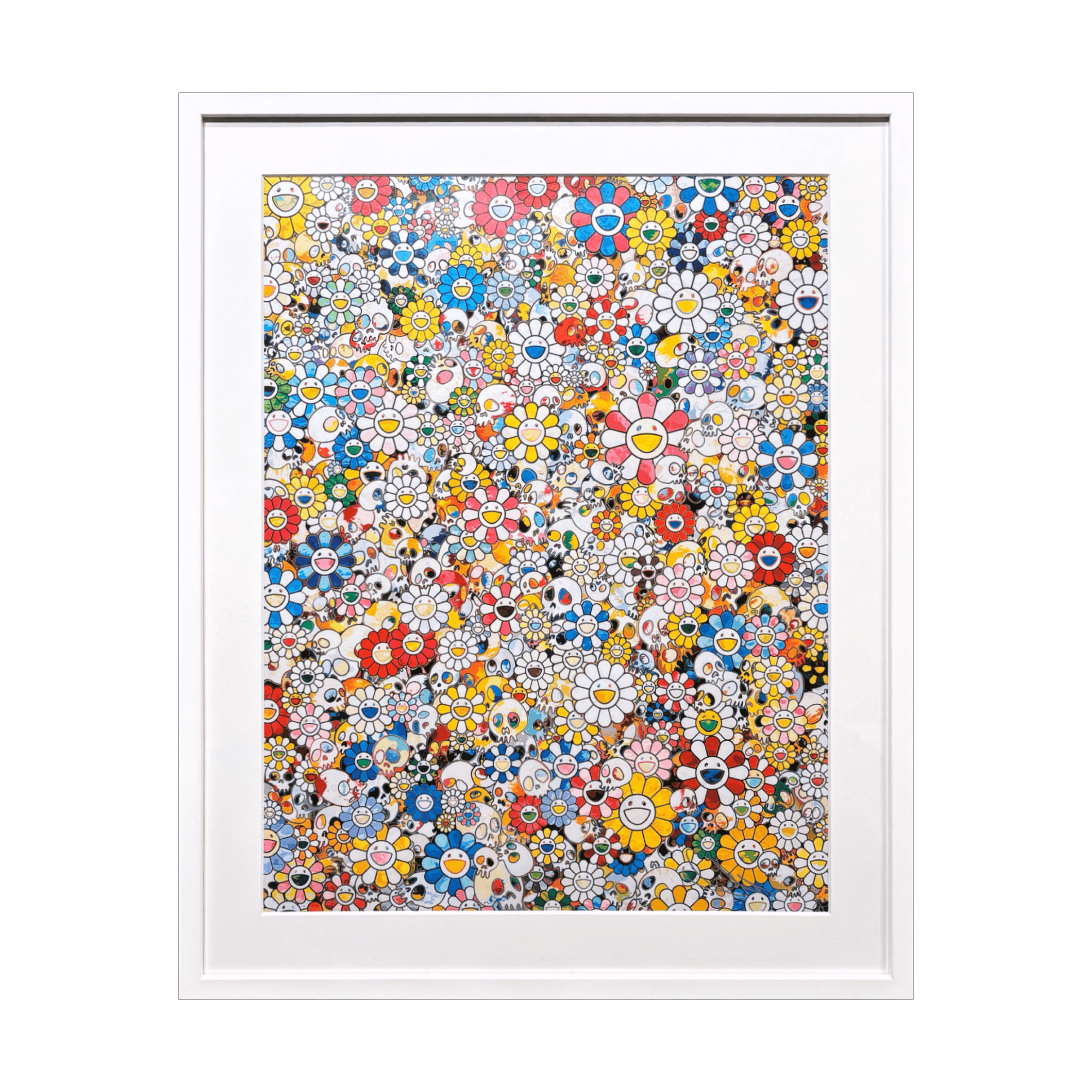 村上隆 (Takashi Murakami)「Skull & Flowers Multicolor」ART GALLERY M