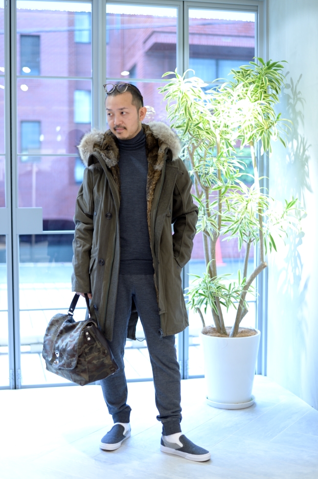 新入荷&スタイリング】Yves Salomon Homme（イヴサロモン オム）の