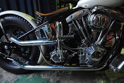 商品詳細 【ショベル 1-3/4インチ対応アップスイープマフラー】 « 部品