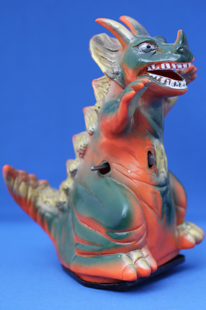 発火式ゼンマイ動力・ヨネザワの怪獣キングドラゴン – 昭和玩具研究+発表