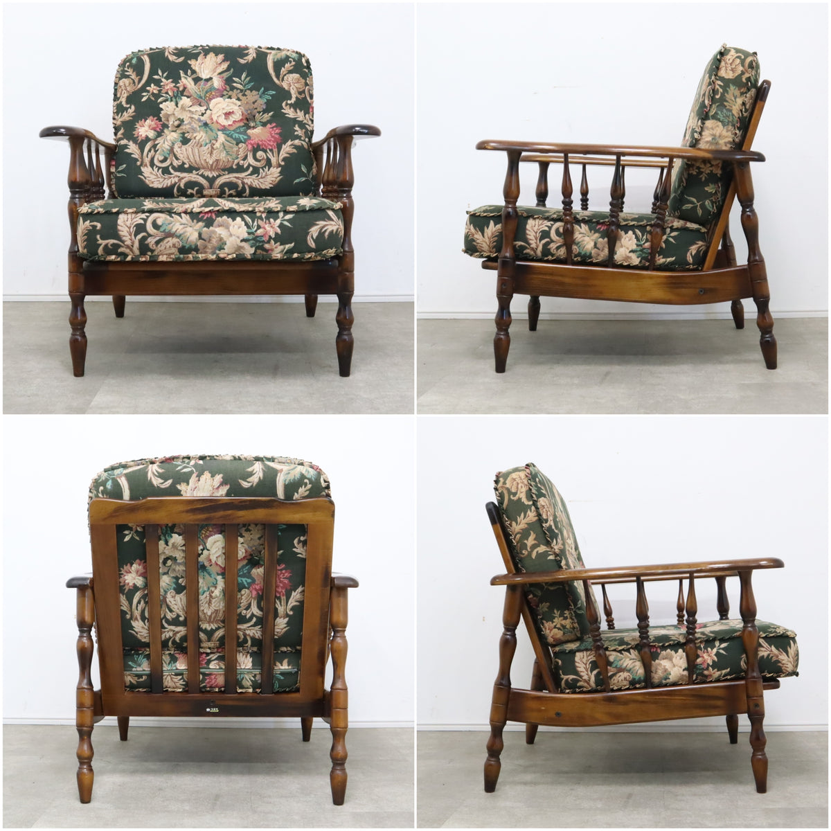 オールドカリモクのヴィンテージ1人掛けソファ No.1 – バナル