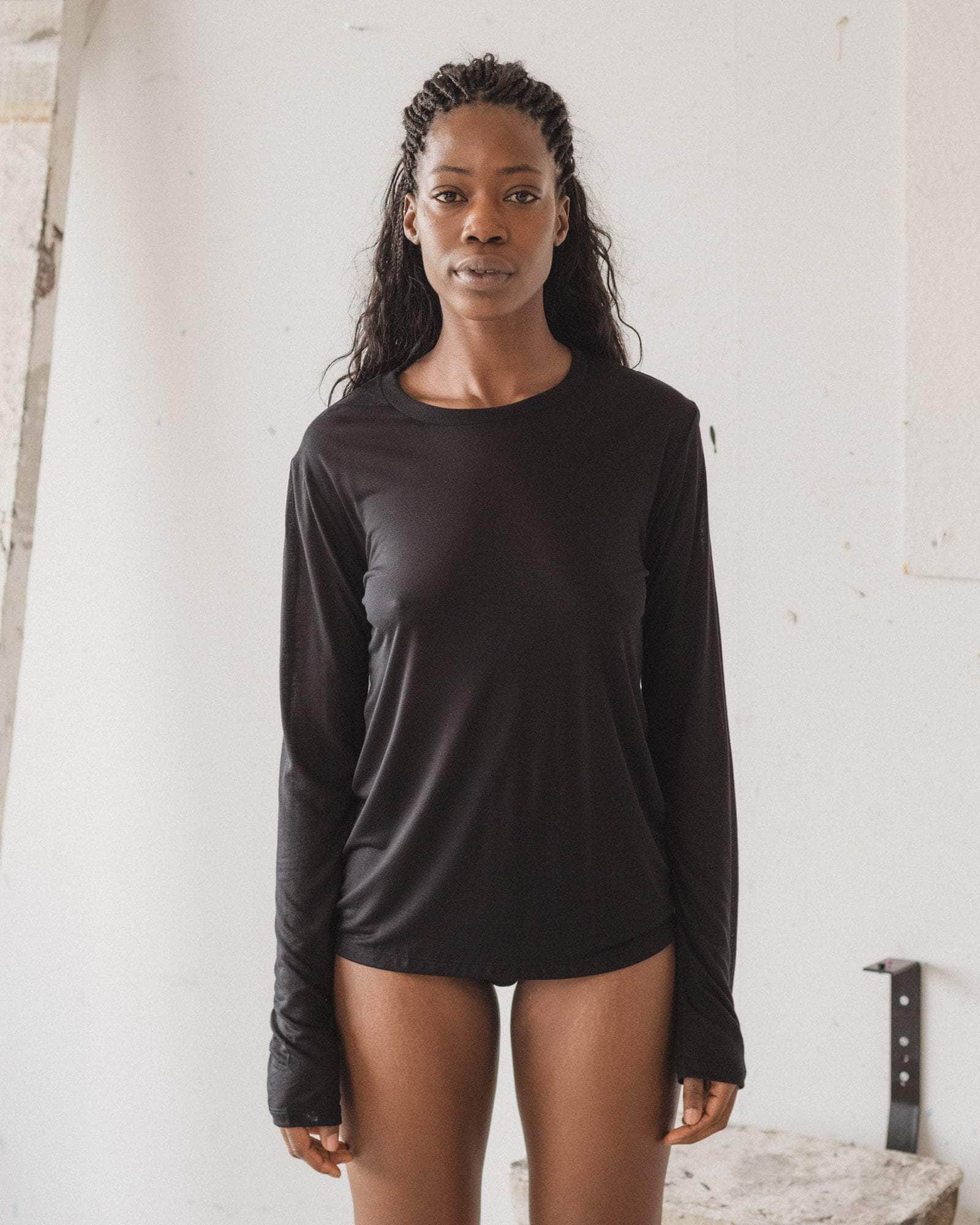 Long Sleeve Tee in Assortment | Bamboo lyocell | en | Baserange