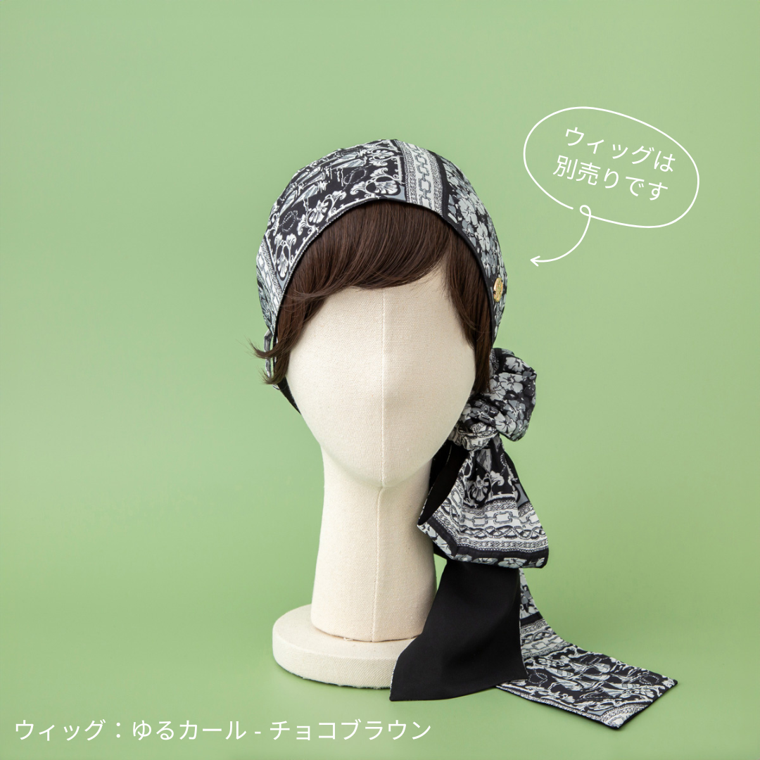 SCARF HAT (M) / Marine-Black – BAREN（バレン）